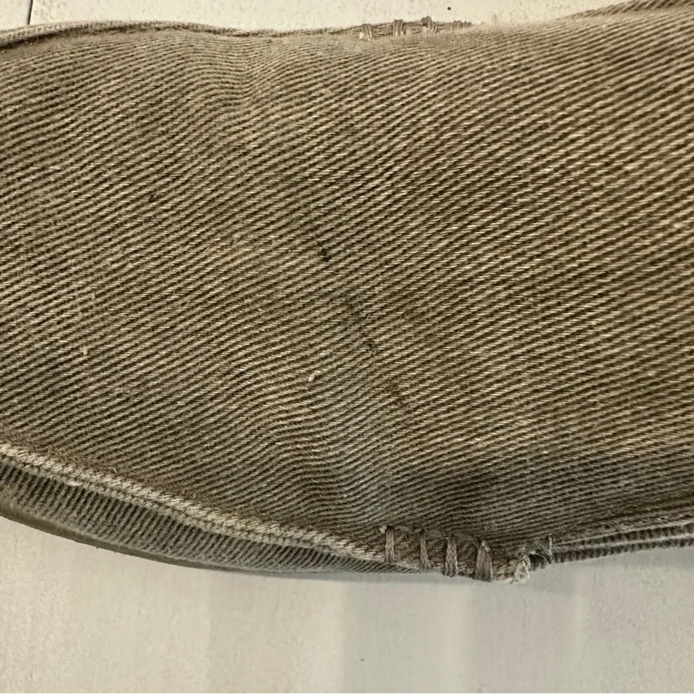 Skechers Men’s Relaxed Fit Memory Foam Khaki Canvas Slip On Shoes Sz 13 GUC